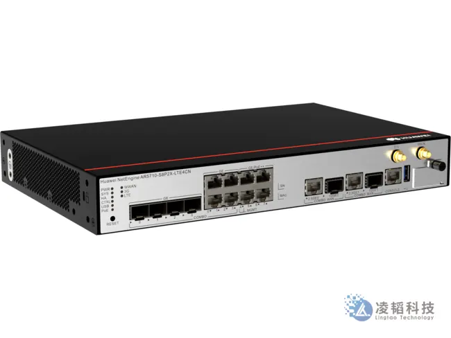 华为 NetEngine AR5710-S8P2X-LTE4CN 企业路由器