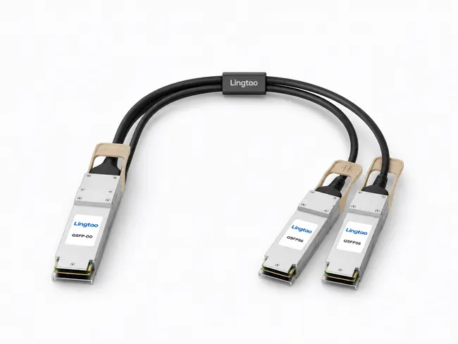 QSFP-DD - 2*QSFP56高速电缆