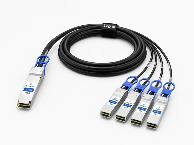 QSFP28 - 4*SFP28高速电缆